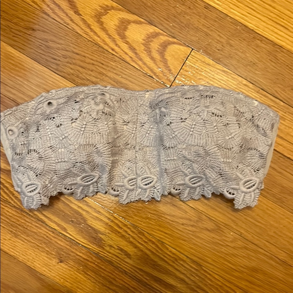 Aerie Tan Lace Bandeau